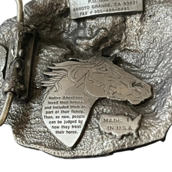 1983 Chief Joseph indian Buckle - Picture 5 of 5